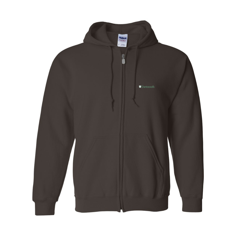 Men's Dartmouth College Gildan  Heavy Blend Full Zip Hooded Sweatshirt