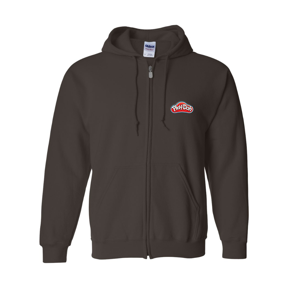 Men's Play Doh Gildan  Heavy Blend Full Zip Hooded Sweatshirt
