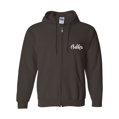 Men's  Adika  Gildan  Heavy Blend Full Zip Hooded Sweatshirt