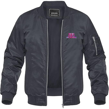 Men's Manic Street Preachers Logo Lightweight Bomber Jacket Windbreaker Softshell Varsity Jacket Coat