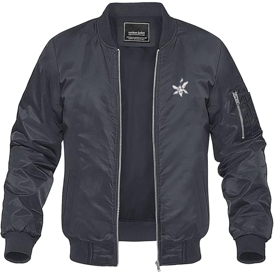 Men's  Linkin Park Street Soldier Logo Lightweight Bomber Jacket Windbreaker Softshell Varsity Jacket Coat
