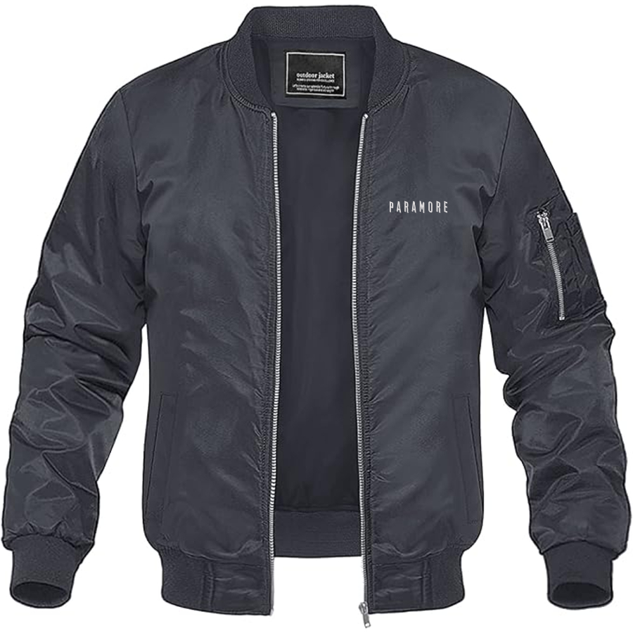 Men's Paramore Lightweight Bomber Jacket Windbreaker Softshell Varsity Jacket Coat