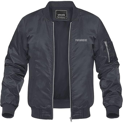 Men's Paramore Lightweight Bomber Jacket Windbreaker Softshell Varsity Jacket Coat