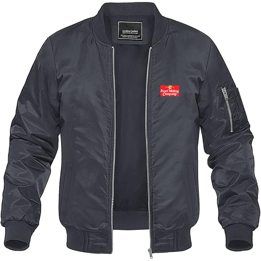Men's Aunt Jemima Logo Lightweight Bomber Jacket Windbreaker Softshell Varsity Jacket Coat