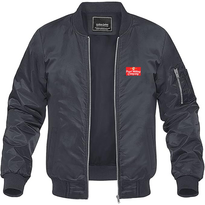 Men's Aunt Jemima Logo Lightweight Bomber Jacket Windbreaker Softshell Varsity Jacket Coat
