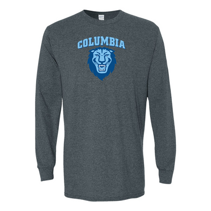 Men's Columbia Lions Gildan Heavy Cotton Long Sleeve T-Shirt