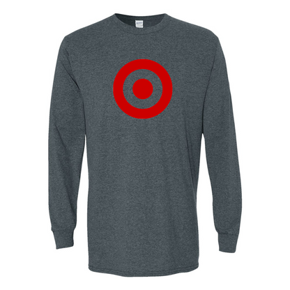 Men's  Target Gildan Heavy Cotton Long Sleeve T-Shirt