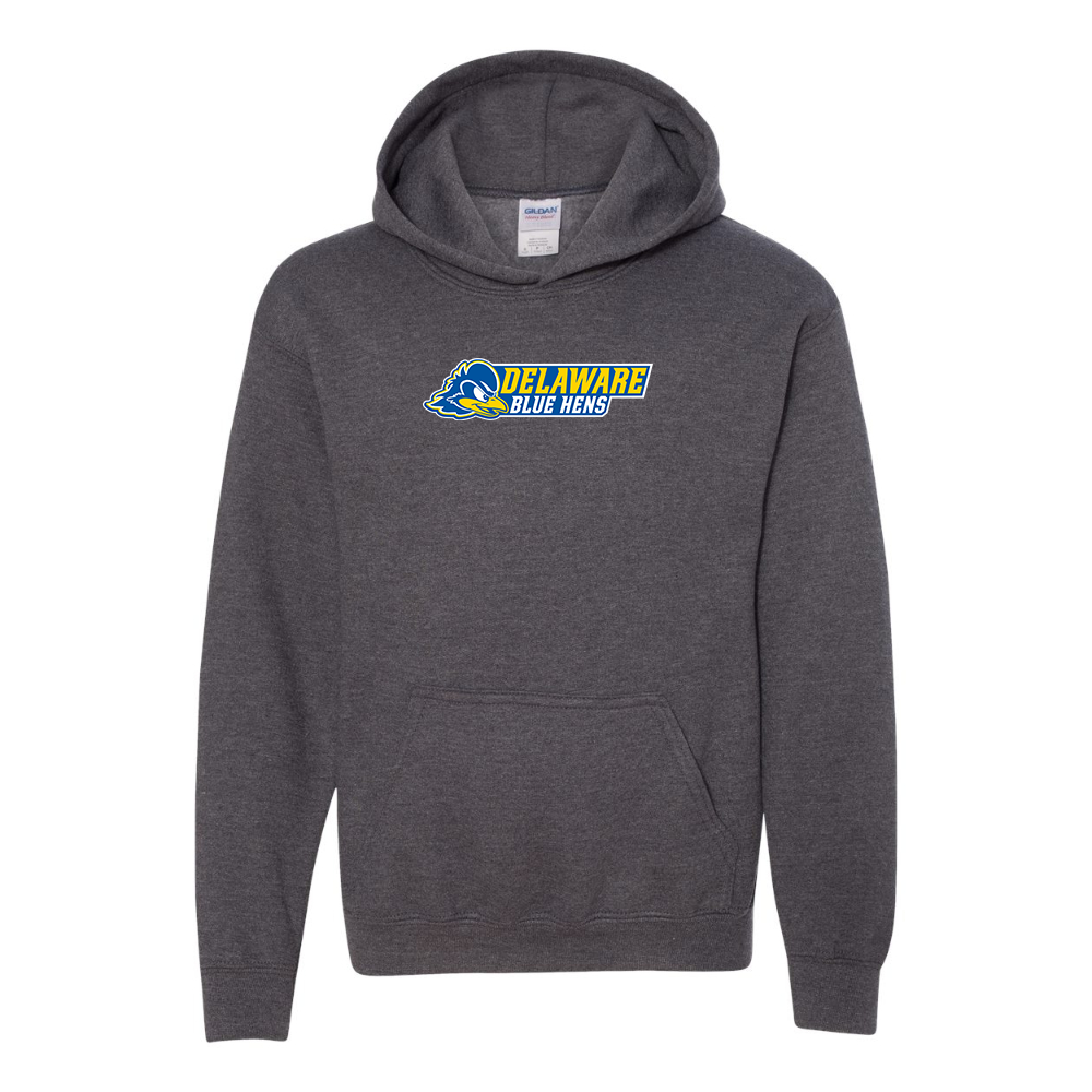 Youth  Delaware Blue Hens Gildan Heavy Blend  Hooded Sweatshirt