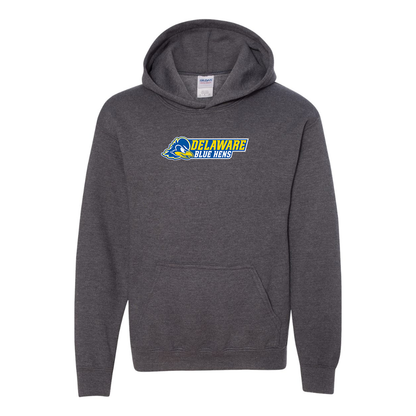 Youth  Delaware Blue Hens Gildan Heavy Blend  Hooded Sweatshirt