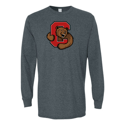 Men's Cornell Big Red Gildan Heavy Cotton Long Sleeve T-Shirt