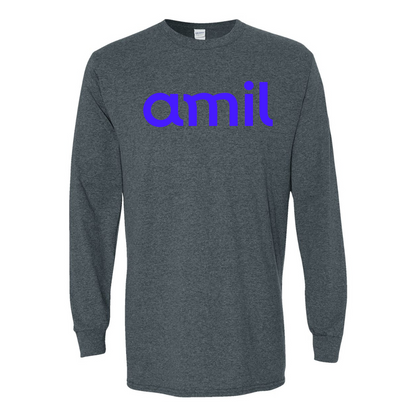Men's Amil Gildan Heavy Cotton Long Sleeve T-Shirt