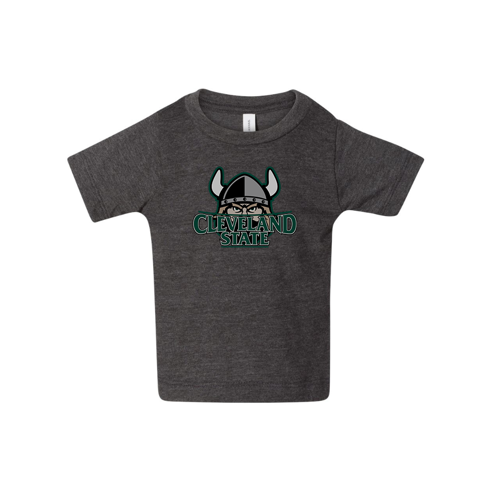 Cleveland State Vikings  BELLA CANVAS Infant Jersey Tee