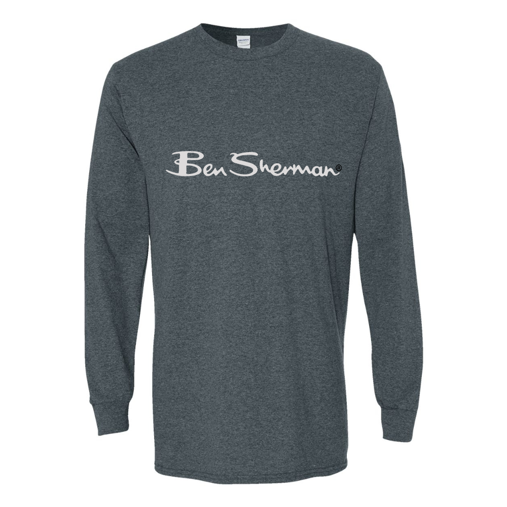 Men's Ben Sherman Gildan Heavy Cotton Long Sleeve T-Shirt