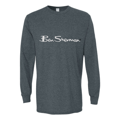 Men's Ben Sherman Gildan Heavy Cotton Long Sleeve T-Shirt