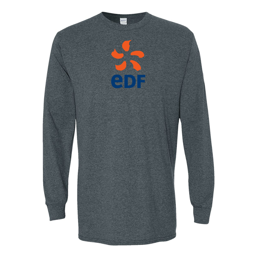 Men's Edf Gildan Heavy Cotton Long Sleeve T-Shirt