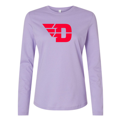 BELLA CANVAS  Dayton Flyers Jersey Long Sleeve Tee