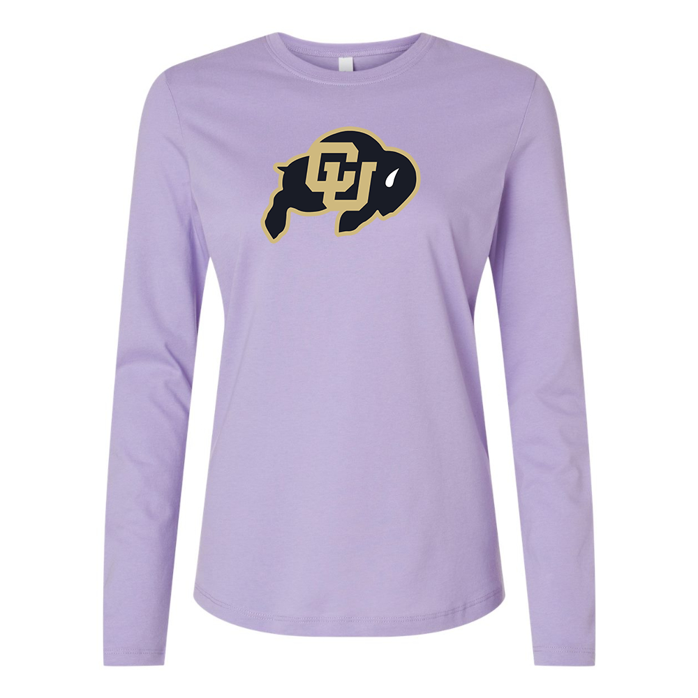 BELLA CANVAS  Colorado Buffaloes Jersey Long Sleeve Tee