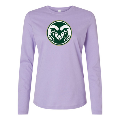 BELLA CANVAS  Colorado State Rams Jersey Long Sleeve Tee
