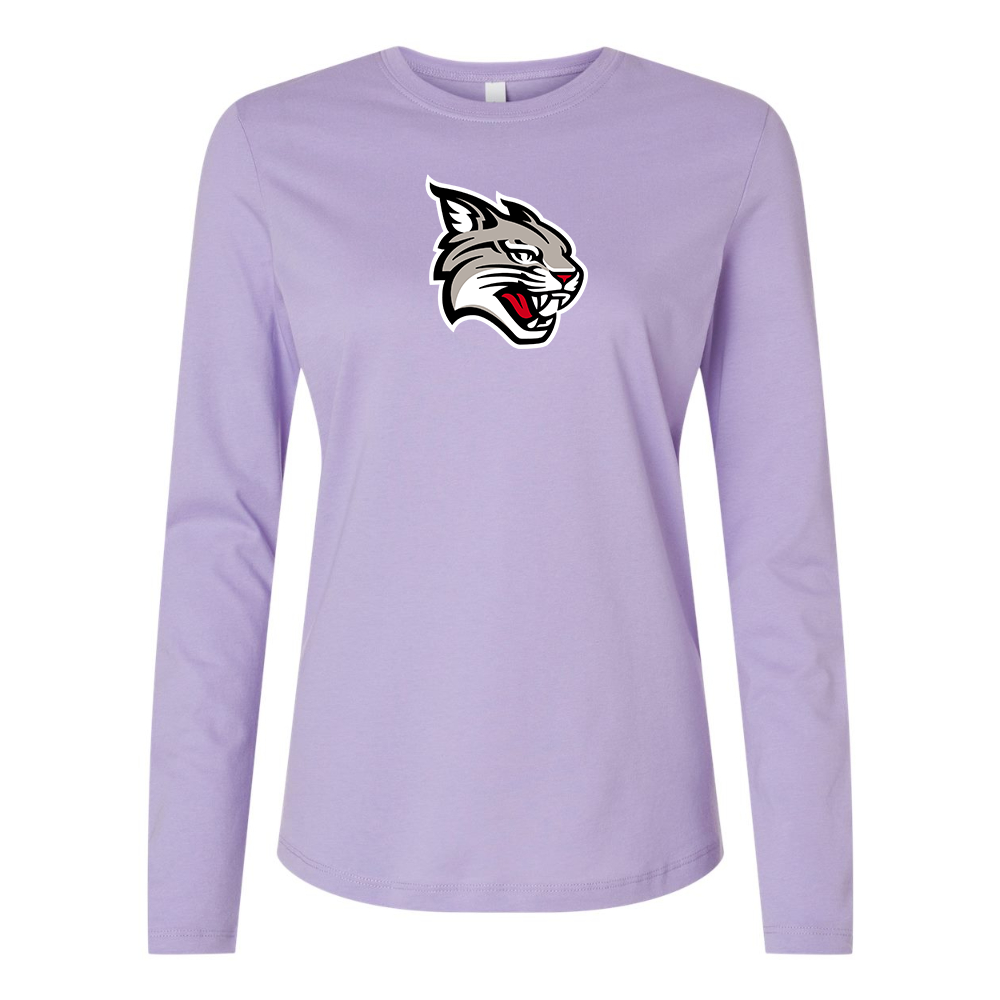 BELLA CANVAS   Davidson Wildcats Jersey Long Sleeve Tee