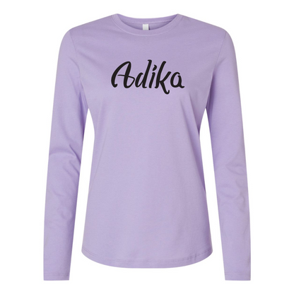 BELLA CANVAS  Adika   Jersey Long Sleeve Tee