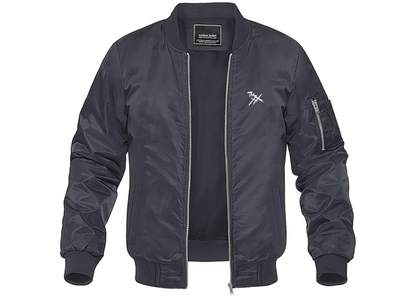 Men's The xx Logo Lightweight Bomber Jacket Windbreaker Softshell Varsity Jacket Coat