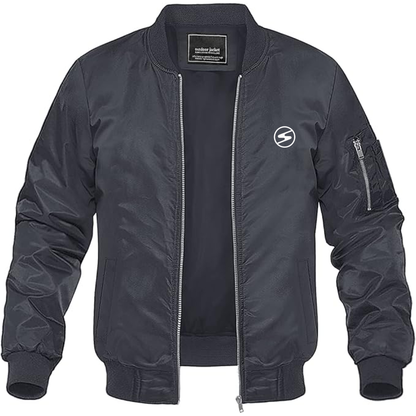 Men's Sachsenring Logo Lightweight Bomber Jacket Windbreaker Softshell Varsity Jacket Coat