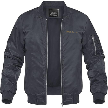 Men's Tool  Lightweight Bomber Jacket Windbreaker Softshell Varsity Jacket Coat