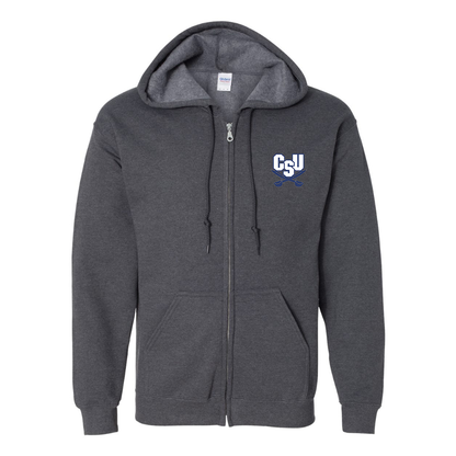Men's CSU Buccaneers    Gildan  Heavy Blend Full Zip Hooded Sweatshirt