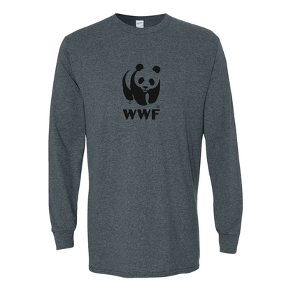 Men's  WWF  Gildan Heavy Cotton Long Sleeve T-Shirt