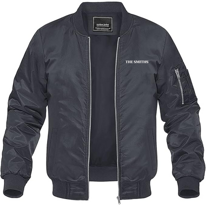 Men's The Smiths Lightweight Bomber Jacket Windbreaker Softshell Varsity Jacket Coat