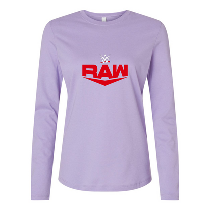 BELLA CANVAS WWE Raw Jersey Long Sleeve Tee