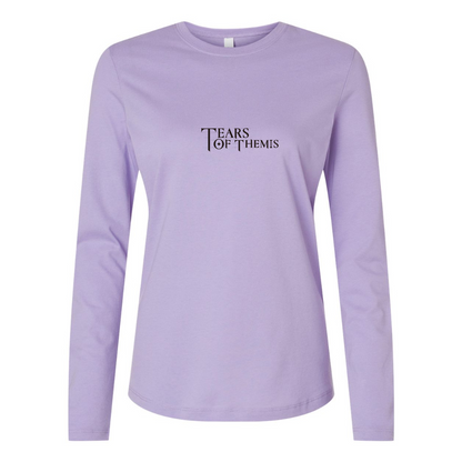 BELLA CANVAS Women’s Tear Of Themis Logo Jersey Long Sleeve Tee