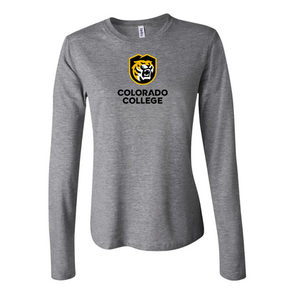 BELLA CANVAS  Colorado College Tigers Jersey Long Sleeve Tee