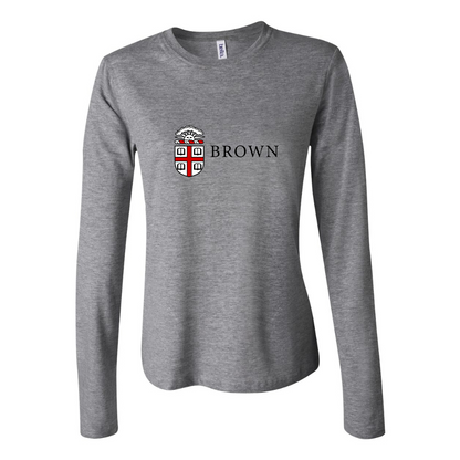 BELLA CANVAS Brown University Jersey Long Sleeve Tee