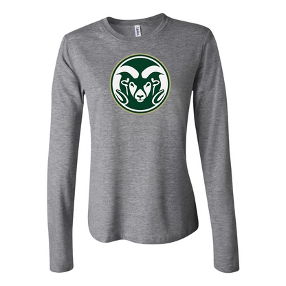 BELLA CANVAS  Colorado State Rams Jersey Long Sleeve Tee
