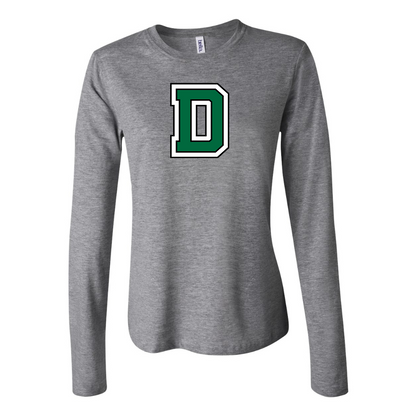 BELLA CANVAS Dartmouth Big Green Jersey Long Sleeve Tee