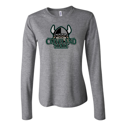 BELLA CANVAS Cleveland State Vikings Jersey Long Sleeve Tee