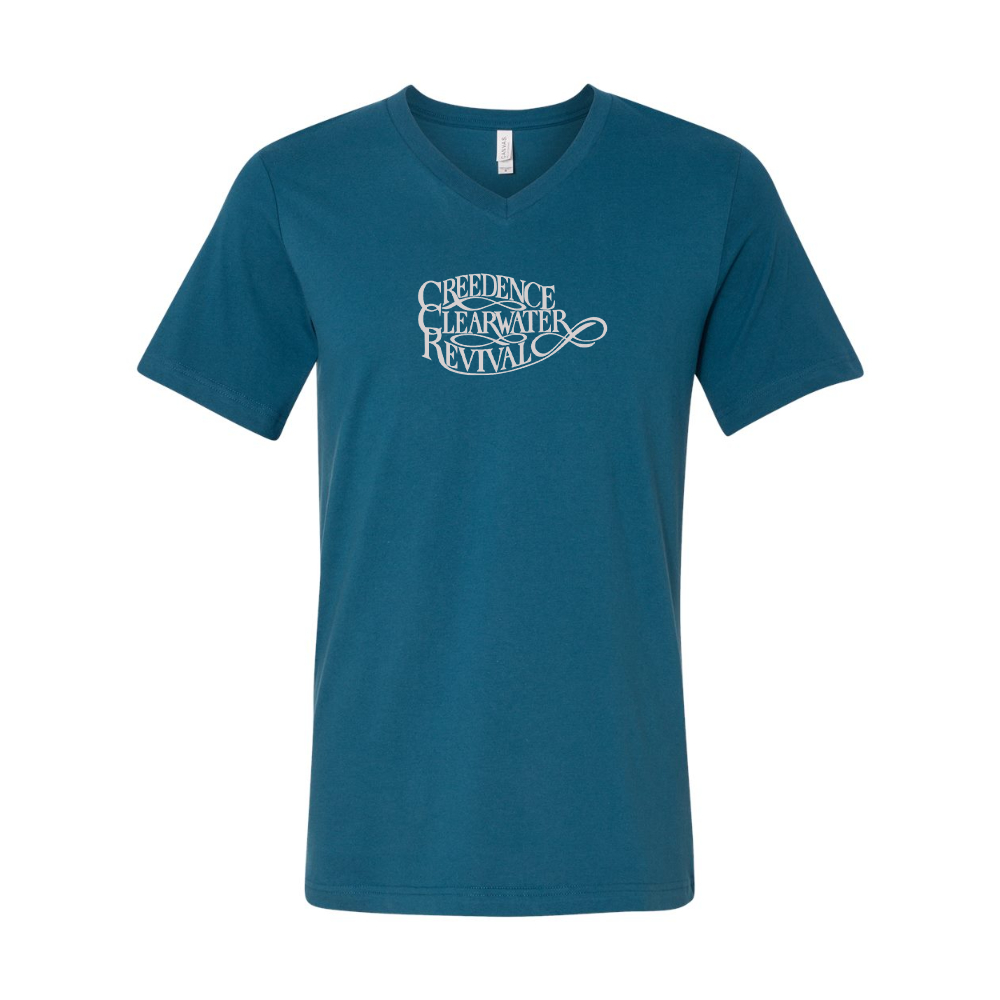 Creedence Clearwater Revival BELLA  CANVAS - Jersey V-Neck T-Shirt