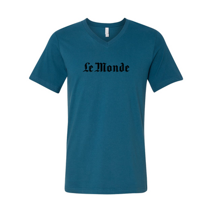 Le Monde  BELLA  CANVAS - Jersey V-Neck T-Shirt
