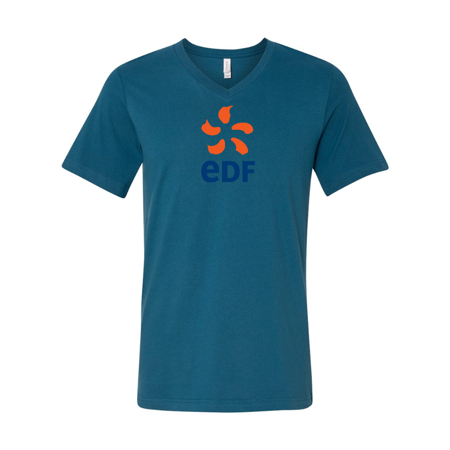 Edf BELLA  CANVAS - Jersey V-Neck T-Shirt