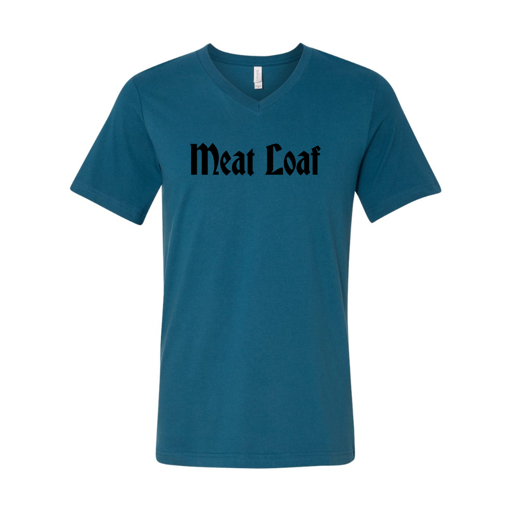 Meat Loaf BELLA  CANVAS - Jersey V-Neck T-Shirt