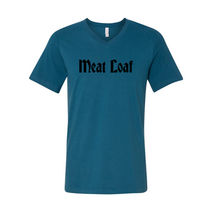 Meat Loaf BELLA  CANVAS - Jersey V-Neck T-Shirt