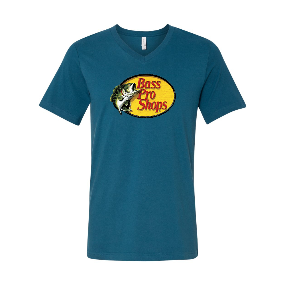 Bass Pro Shops Logo BELLA  CANVAS - Jersey V-Neck T-Shirt