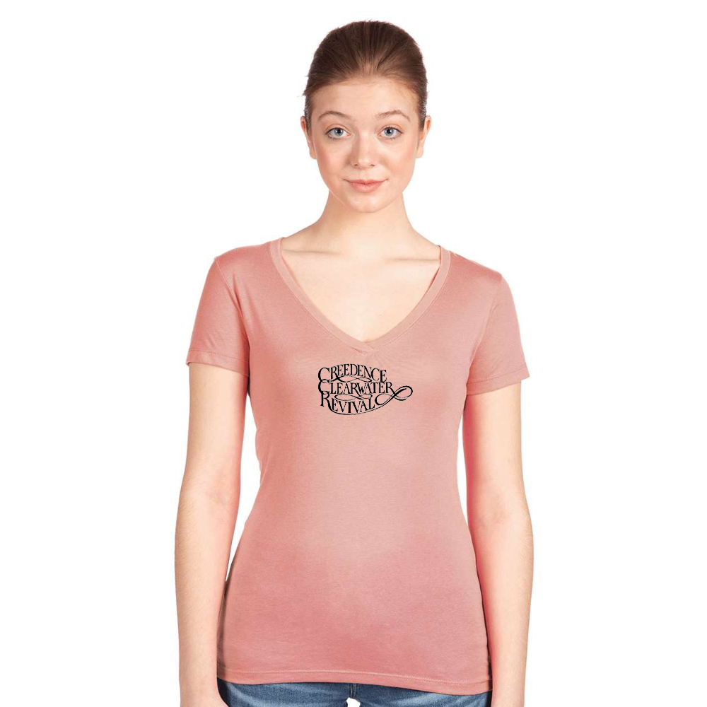 Women's Creedence Clearwater Revival Next Level V-Neck T-Shirt