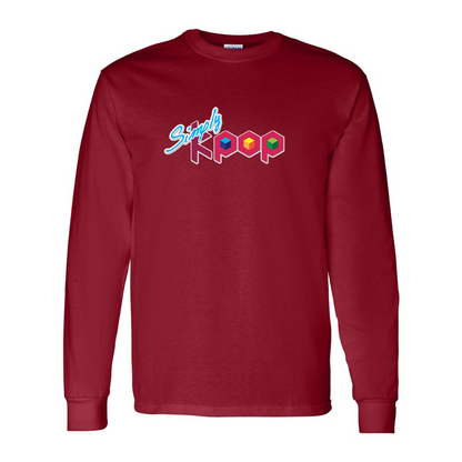 Men's  Simply Kpop  Gildan Heavy Cotton Long Sleeve T-Shirt