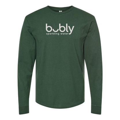 Men's Bubly Logo Cotton Long Sleeve T-Shirt