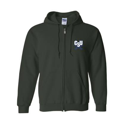 Men's CSU Buccaneers    Gildan  Heavy Blend Full Zip Hooded Sweatshirt