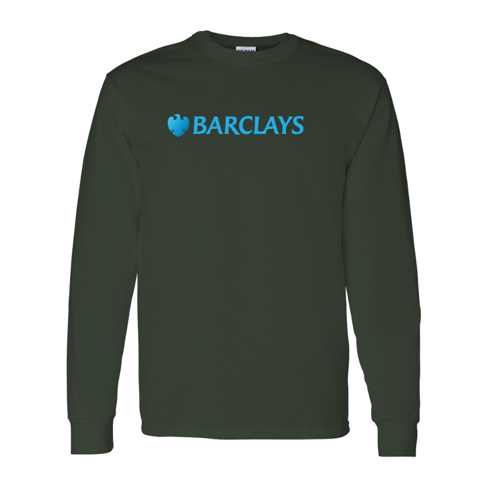 Men's  Barclays Gildan Heavy Cotton Long Sleeve T-Shirt