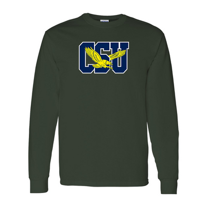Men's Coppin State Eagles Gildan Heavy Cotton Long Sleeve T-Shirt
