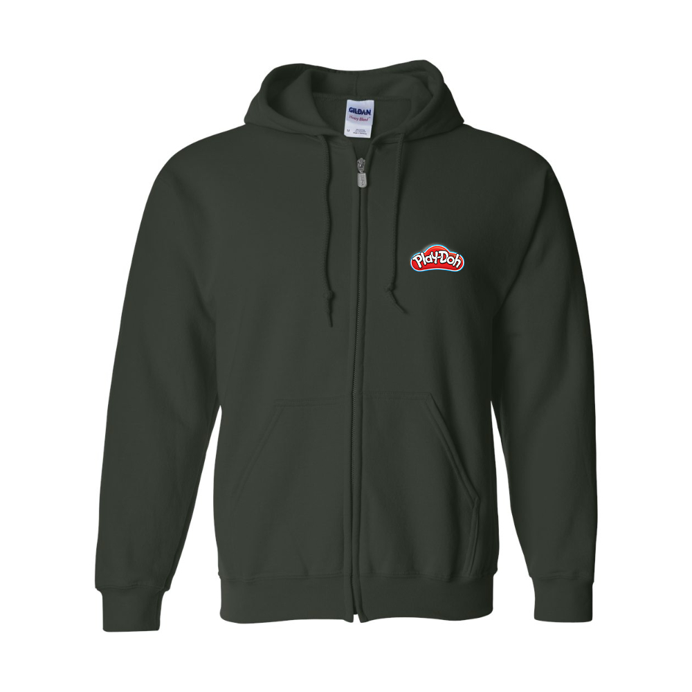 Men's Play Doh Gildan  Heavy Blend Full Zip Hooded Sweatshirt